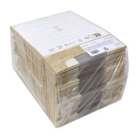 Embalagem de Cartão Quadrado PackiPack Vision Kraft 20x20x6cm (50 Uds)