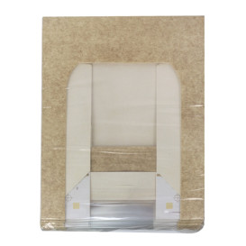 Embalagem de Cartão Quadrado PackiPack Vision Kraft 20x20x6cm (50 Uds)