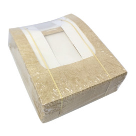 Embalagem de Cartão Quadrado PackiPack Vision Kraft 28x28x10cm (25 Uds)