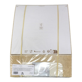 Embalagem de Cartão Quadrado PackiPack Vision Kraft 28x28x10cm (25 Uds)