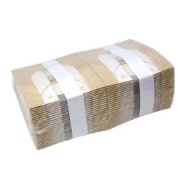 Embalagem de Cartão Quadrado PackiPack Vision Kraft 13x12x5cm (50 Uds)