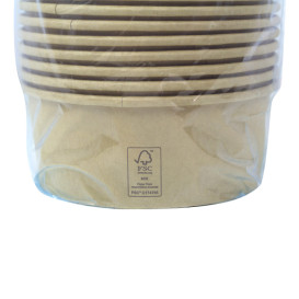 Saladeira de Cartão Kraft-Kraft 750ml Ø15,0cm (50 Uds)