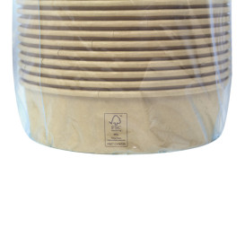 Saladeira de Cartão Kraft-Kraft 950ml Ø18,5cm (300 Uds)