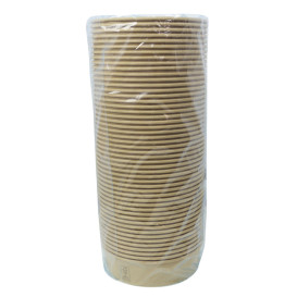 Saladeira de Cartão Kraft-Kraft 950ml Ø18,5cm (300 Uds)