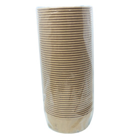 Saladeira de Cartão Kraft-Kraft 1.300ml Ø18,5cm (50 Uds)