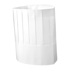 Touca TST Cozinheiro Chef Branco (10 Uds)