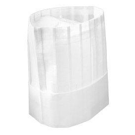 Touca TST Cozinheiro Chef Branco (10 Uds)