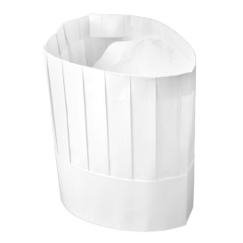 Touca TST Cozinheiro Chef Branco (10 Uds)