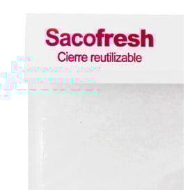 Saco de Vácuo Reutilizável com Fecho Adesivo Vermelho 30x25cm (1.200 Uds)