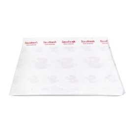 Saco de Vácuo Reutilizável com Fecho Adesivo Vermelho 30x36cm (1.000 Uds)