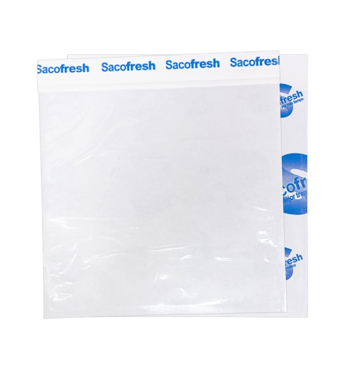 Saco de Vácuo Reutilizável com Fecho Adesivo Azul 30x25cm (1.200 Uds) Saco de Vácuo Reutilizável com Fecho Adesivo Azul 30x25cm (1.200 Uds)