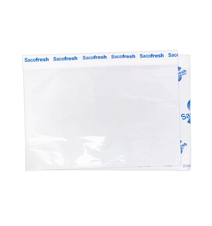 Saco de Vácuo Reutilizável com Fecho Adesivo Azul 30x36cm (1.000 Uds) Saco de Vácuo Reutilizável com Fecho Adesivo Azul 30x36cm (1.000 Uds)