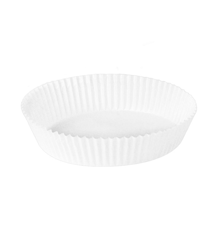 Papel Kraft para Fritadeiras de Ar Branco 90g Ø22x4cm (1.000 Uds) Papel Kraft para Fritadeiras de Ar Branco 90g Ø22x4cm (1.000 Uds)