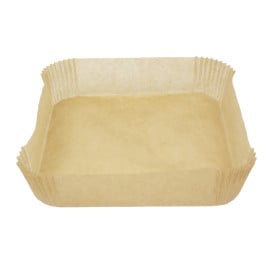 Papel Kraft para Fritadeiras de Ar 40g 17x17x4cm (1.000 Uds)