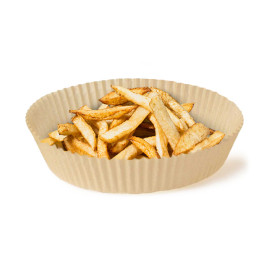 Papel Kraft para Fritadeiras de Ar 40g Ø20x4cm (50 Uds)