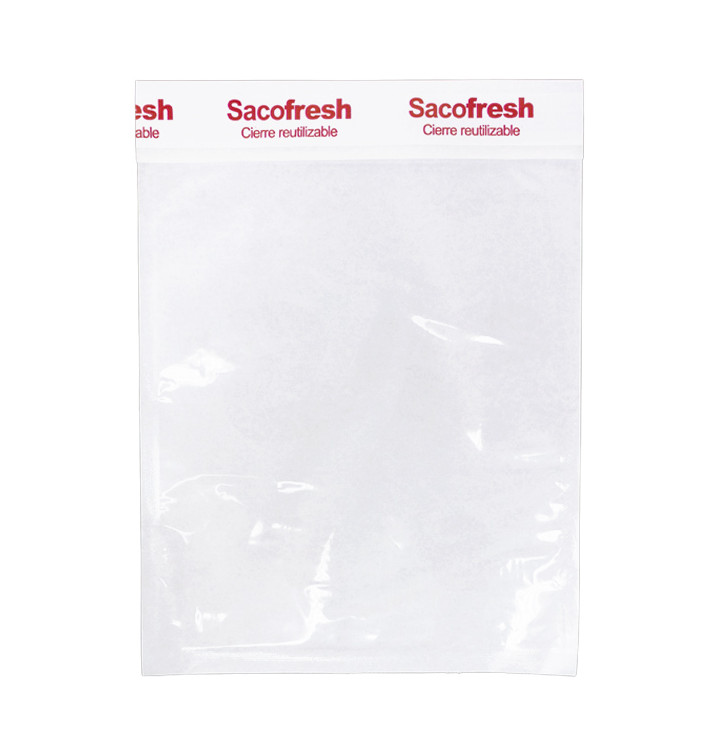 Sacos vermelhos com fecho adesivo