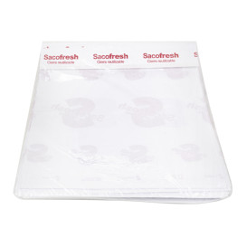 Saco PE e Papel Reutilizável Dobra Adesivo Sacofresh Vermelho 30x25cm (100 Uds)