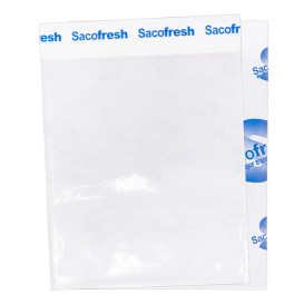 Saco PE e Papel Dobra Adesivo Sacofresh Azul 30x20cm (100 Uds)