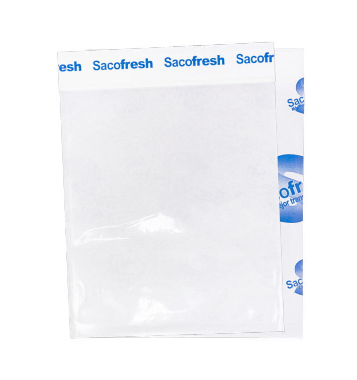 Saco PE e Papel Dobra Adesivo Sacofresh Azul 30x20cm (1.200 Uds) Saco PE e Papel Dobra Adesivo Sacofresh Azul 30x20cm (1.200 Uds)