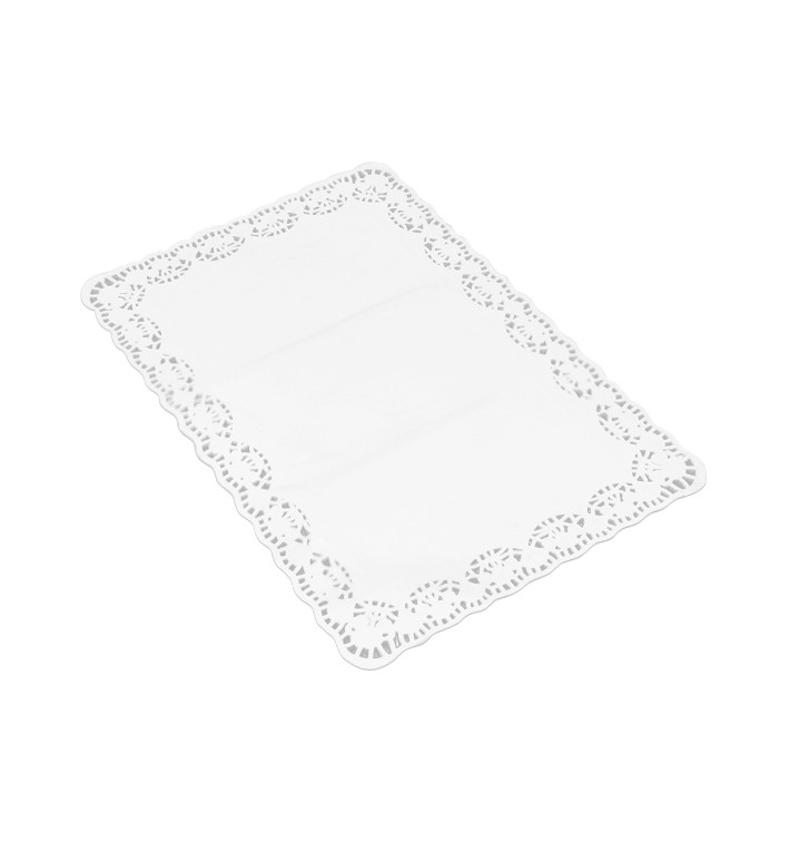 Naperon Papel Branco Rendado Rectang.20x30cm (2.000 Uds) Naperon Papel Branco Rendado Rectang.20x30cm (2.000 Uds)