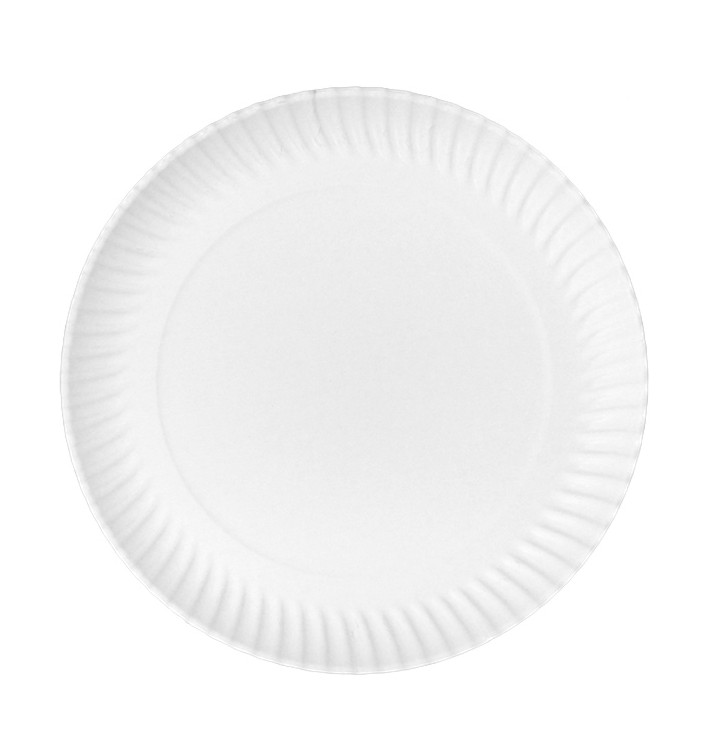 Prato de Cartão Redondo Branco Ø32cm 600g/m² (250 Uds) Prato de Cartão Redondo Branco Ø32cm 600g/m² (250 Uds)