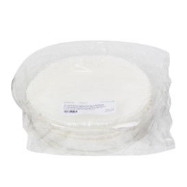 Papel Kraft para Fritadeiras de Ar Branco 90g Ø22x4cm (50 Uds)