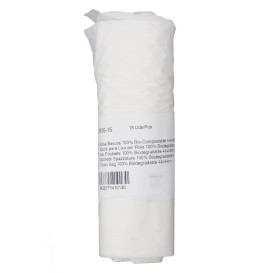 Sacos para Lixo em Rolo 100% Biodegradável 44x44cm (15 Uds)