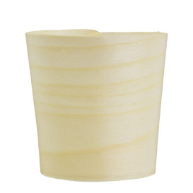 Copo de Madeira Degustaçâo 0,5oz/14ml 4,4x4,5cm (100 Uds)