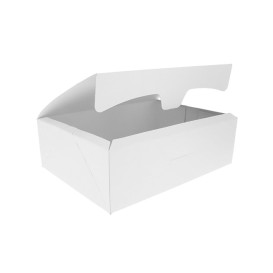 Caixa Pastelaria Branca 17,5x11,5x4,7cm 250g (360 Uds)