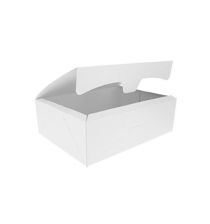 Caixa Pastelaria Branca 17,5x11,5x4,7cm 250g (360 Uds) Caixa Pastelaria Branca 17,5x11,5x4,7cm 250g (360 Uds)