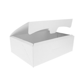 Caixa Pastelaria Branca 18,2x13,6x5,2cm 500g (250 Uds)