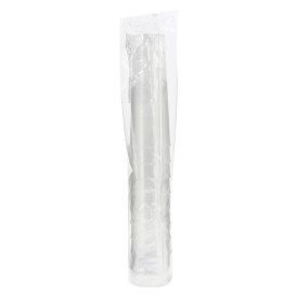 Copo Tubo Reutilizável Inquebrável PP Transparente 330ml (10 Uds )