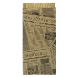 Saco Não Tecido com Asas Vazadas Pistache 17+5x22,5cm (200 Uds)