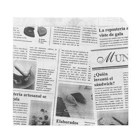 Saco Não Tecido com Asas Vazadas Preto 17+5x22,5cm (25 Uds)