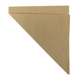 Cone de Papel Antigordura Kraft 19,5cm 50gr (100 Uds)