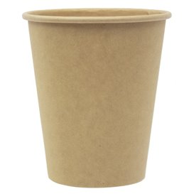 Copos de Cartão 9 Oz/280ml Kraft-Kraft Ø8,1cm (1.000 Uds)
