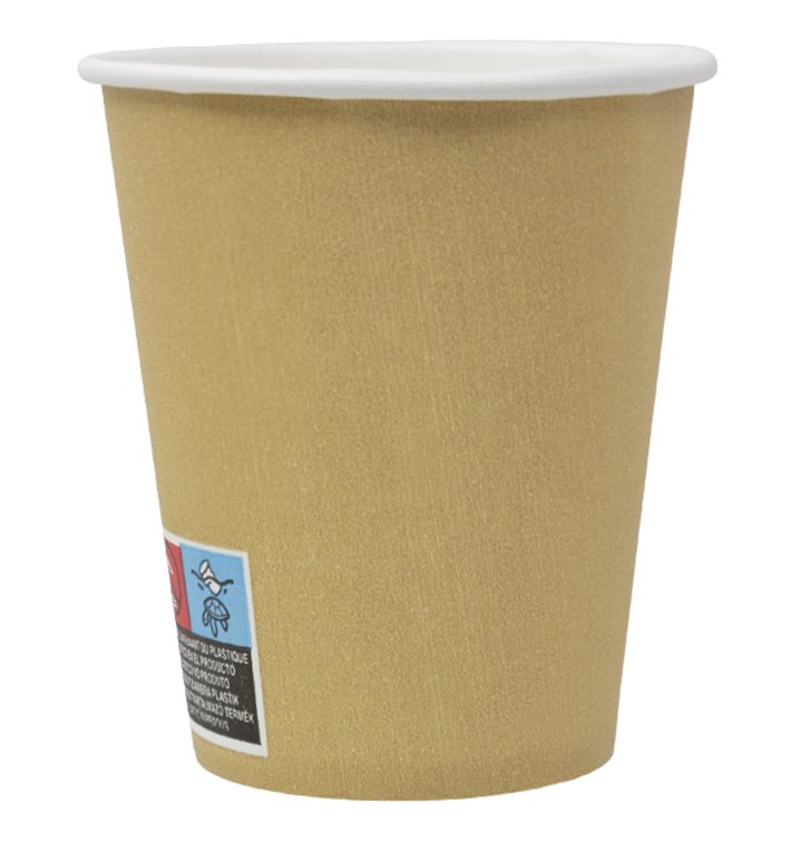 Copos de Cartão 9 Oz/280ml Kraft-Kraft Ø8,1cm (1.000 Uds) Copos de Cartão 9 Oz/280ml Kraft-Kraft Ø8,1cm (1.000 Uds)