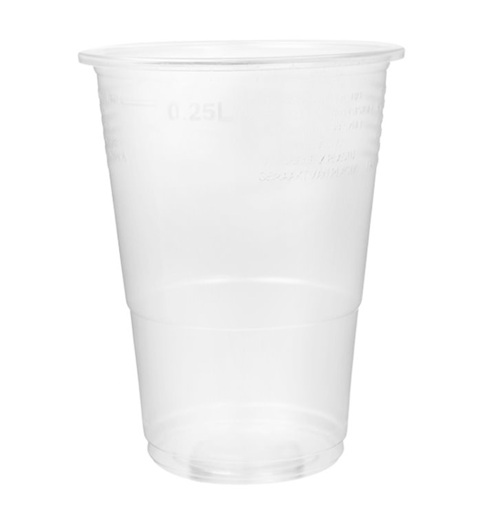 Copo de Plastico Transparente PP 300 ml Ø7,3cm (100 Unidades) Copo de Plastico Transparente PP 300 ml Ø7,3cm (100 Unidades)