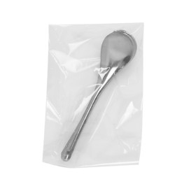 Mini Colher de Aço Inox 14cm (12 Uds)