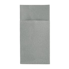 Guardanapos Kanguro Airlaid Cinza 40x40cm (30 Uds)