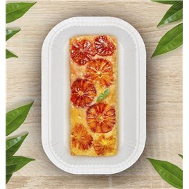 Bandeja de Cartão Anti-Gordura Branco 15x23cm 250g/m² (50 Uds)