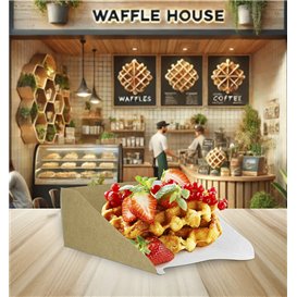 Embalagem de Cartão para Waffle 16x10cm (100 Uds)