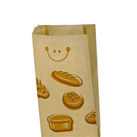 Saco de Papel Kraft "Panes" 10+5x51cm (1000 Uds)