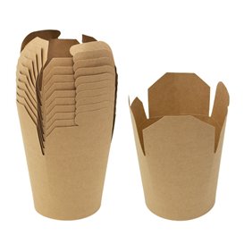 Embalagem Take Away Kraft 950ml (25 Uds)