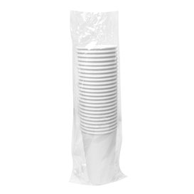 Copo de Cartão 16 Oz/500ml Branco Ø9cm (25 Uds)