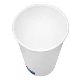 Copo de Cartão 16 Oz/500ml Branco Ø9cm (25 Uds)