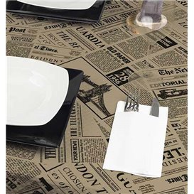 Toalha Papel Cortado Mesa 1x1m "Kraft Imprensa" 37g (400 Uds)