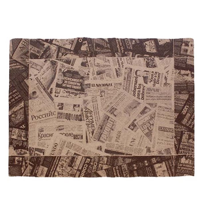 Toalhete Papel Mesa Kraft 30x40cm "Imprensa" 50g (2500 Uds) Toalhete Papel Mesa Kraft 30x40cm "Imprensa" 50g (2500 Uds)