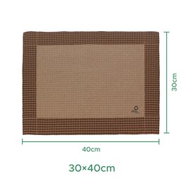 Toalhete Papel Mesa 30x40cm Kraft "Houndstooth" 50g (2500 Uds)
