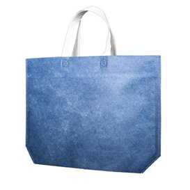 Saco Não Tecido com Base Hexagonal Azul 44+10x30cm (25 Uds)